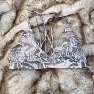 NWT Victoria’s Secret Silver Marbled Sports Bra BOGO-READ DESCRIPTION
